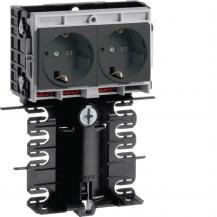 Hager Gerätetr-Techteil 2 STD SL 20x115 gschw