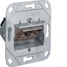 Hager Datenanschluss Patch-Modul 2-f Tragring