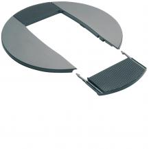Hager Rosette halogenfrei DA200 2-seitig l Alu