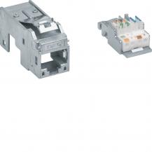 Hager Keystone-Einsatz Module Jacks, RJ45/Cat.6a