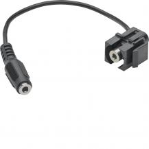 Hager Keystone Einsatz Stereo Klinke 3.5mm