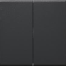 Hager Wippe 2-fach Schalter/Taster, gs