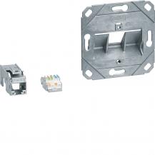 Hager Anschluss Modul 1x RJ45 Cat.6a