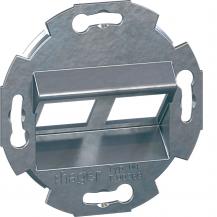 Hager Montagerahmen für 2 RJ45 Module Typ 04