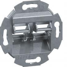 Hager Montagerahmen für 2 RJ45 Module Typ 10