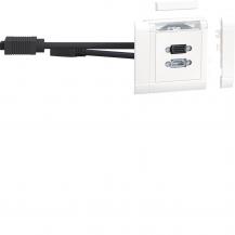 Hager Anschlussset VGA + HDMI front vw