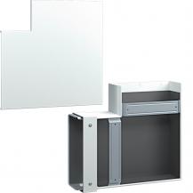 Hager Flachwinkel FWK-Plus 100x250 mm weiß pulverbeschichtet für Brandschutzkana