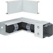 Hager Inneneck FWK-Plus 60x60 mm weiß pulverbeschichtet für Brandschutzkanal