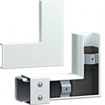 Hager Flachwinkel FWK-Plus 60x60 mm weiß pulverbeschichtet für Brandschutzkanal