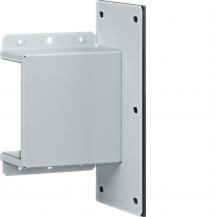 Hager Wandanschlußstück 60x100 mm weiß pulverbeschichtet für Brandschutzkanal