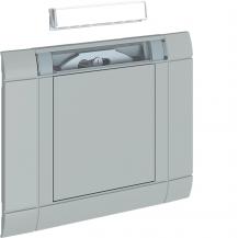Hager Einbauset Blind front alu