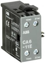 ABB CA6-11E Hilfskontaktblock 1S/1Ö, für 4-polige B(C)6, B(C)7 Kleinschütze Schraubanschluss, seitlich anbaubar