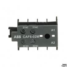 ABB CAF6-02M Hilfskontaktblock 0S/2Ö, für 3-polige B(C)6, B(C)7 Kleinschütze Schraubanschluss, frontseitig anbaubar, VB6,VB7,VBC6,VBC7,VB6A,VB7A,VBC6A,VBC7A