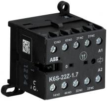 ABB K6S-22Z-1.7-71 Kleinhilfsschütz, 24 V DC, 1,7 W