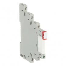 ABB CR-S024VADC1CRS Interface-Relais komplett, 1We, A1-A2=24V AC/DC, Schraubanschluss Output=6A/250VAC
