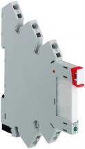 ABB CR-S230VADC1CRGZ Interface-Relais komplett, 1We, A1-A2=230V AC/DC, verg. Kontakte, Federzug Output=6A/250VAC