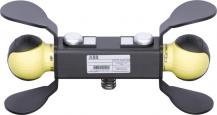 ABB JSD-TD25P-221200 Mobile 2-Handbedieneinheit 2x Safeball, 2 Leuchtdrucktaster, Stiftstecker M23/12-polig, IP40