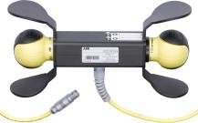 ABB JSD-TD25P-620841 Mobile 2-Handbedieneinheit 2xSafeball, rechts mit zusätzlicher Tastfunktion TINA , Anschlussleitung 7m mit LEMO Stecker, IP40