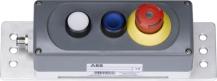 ABB JSD-COM.-E-R-B9 Bedienbox Not-Halt Inca 1 Tina, Reset, Taster weiß