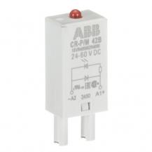 ABB CR-P/M 42B Steckmodul Diode und LED rot für CR-P/M, 24-60VDC, A1+, A2-