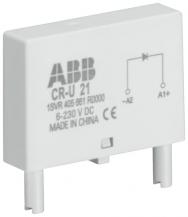 ABB CR-U 41 Steckmodul Diode und LED rot für CR-U, 6-24VDC, A1+, A2-