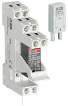 ABB CR-P120AC2SS92CV Interface-Relais komplett, Sockel, Halter, Funktionsmodul, A1-A2=120 V AC 2We, 250 V/8 A
