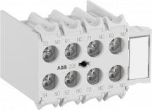 ABB MACN431AR Hilfskontaktblock 3S/1Ö, frontseitig anbaubar, EN50012, Ringkabelschuhanschluss