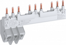 ABB PS1-3-1-65K 3-Phasen Sammelschiene 3x MS132-K + 1 seitl. Hilfsschalter, 65A