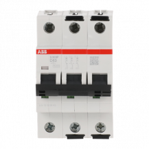 ABB S303P-D63 Sicherungsautomat D-Char., 25 kA, 63A, 3P