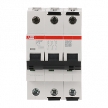 ABB S303P-D3 Sicherungsautomat D-Char., 25 kA, 3A, 3P