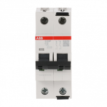 ABB S302P-C2 Sicherungsautomat C-Char., 25 kA, 2A, 2P
