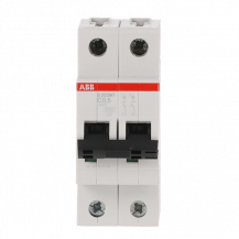 ABB S202MT-C0,5 Sicherungsautomat C-Char., 10kA, 0,5A, 2P