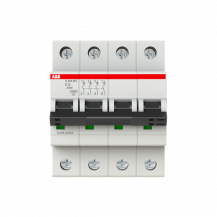 ABB S204MT-C5 Sicherungsautomat C-Char., 10kA, 5A, 4P