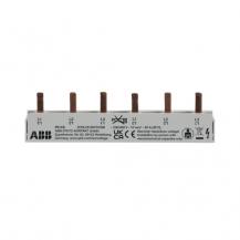 ABB PS3/6 Phasenschiene 3-phasig, 6 Pins, 6 TE, 10 mm², nicht kürzbar Phasenfolge L1-L2-L3-L1-...