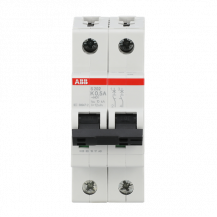 ABB S202-K0.5 Sicherungsautomat K-Char., 6 kA, 0.5 A, 2P