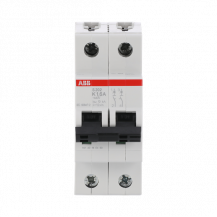 ABB S202-K1.6 Sicherungsautomat K-Char., 6 kA, 1.6 A, 2P