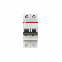 ABB S202-C0.5 Sicherungsautomat C-Char., 6 kA, 0.5 A, 2P
