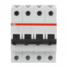 ABB S204-C4 Sicherungsautomat C-Char., 6 kA, 4 A, 4P