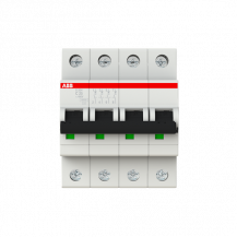 ABB S204-C25 Sicherungsautomat C-Char., 6 kA, 25 A, 4P