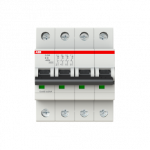 ABB S204-D8 Sicherungsautomat D-Char., 6 kA, 8 A, 4P