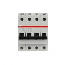 ABB S204-D10 Sicherungsautomat D-Char., 6 kA, 10 A, 4P