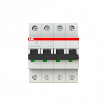 ABB S204-Z2 Sicherungsautomat Z-Char., 6 kA, 2 A, 4P