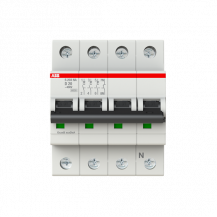 ABB S203-D20NA Sicherungsautomat D-Char., 6 kA, 20 A, 3P+NA