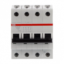 ABB S203-D25NA Sicherungsautomat D-Char., 6 kA, 25 A, 3P+NA