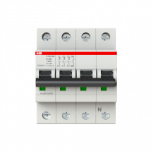 ABB S203-Z2NA Sicherungsautomat Z-Char., 6 kA, 2 A, 3P+NA