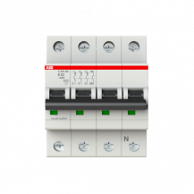 ABB S203-B63NA Sicherungsautomat B-Char., 6 kA, 63 A, 3P+NA