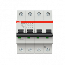 ABB S203M-C1.6NA Sicherungsautomat C-Char., 10 kA, 1.6 A, 3P+NA