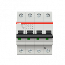 ABB S203M-C2NA Sicherungsautomat C-Char., 10 kA, 2 A, 3P+NA