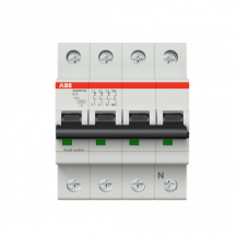 ABB S203M-C4NA Sicherungsautomat C-Char., 10 kA, 4 A, 3P+NA