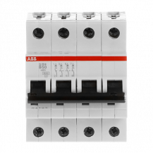 ABB S204-B50 Sicherungsautomat B-Char., 6 kA, 50 A, 4P